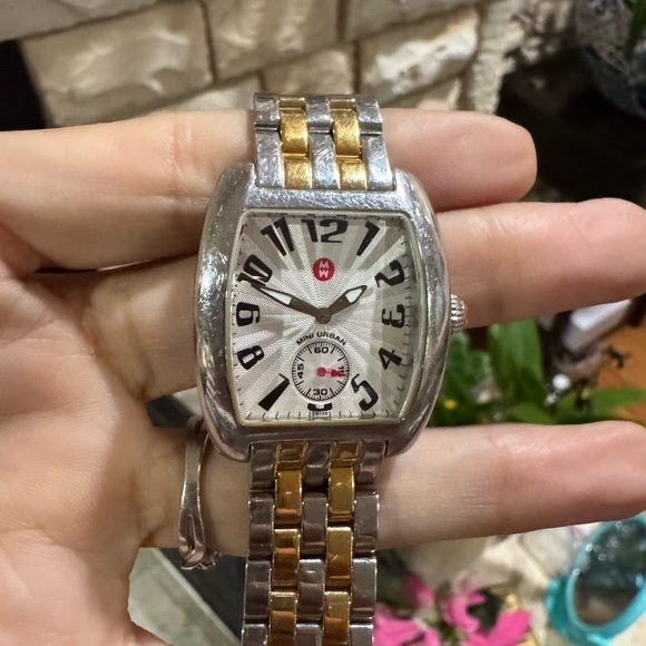 Michele Mini Urban Two-Tone Watch | Swiss | Stainless Steel main image 5